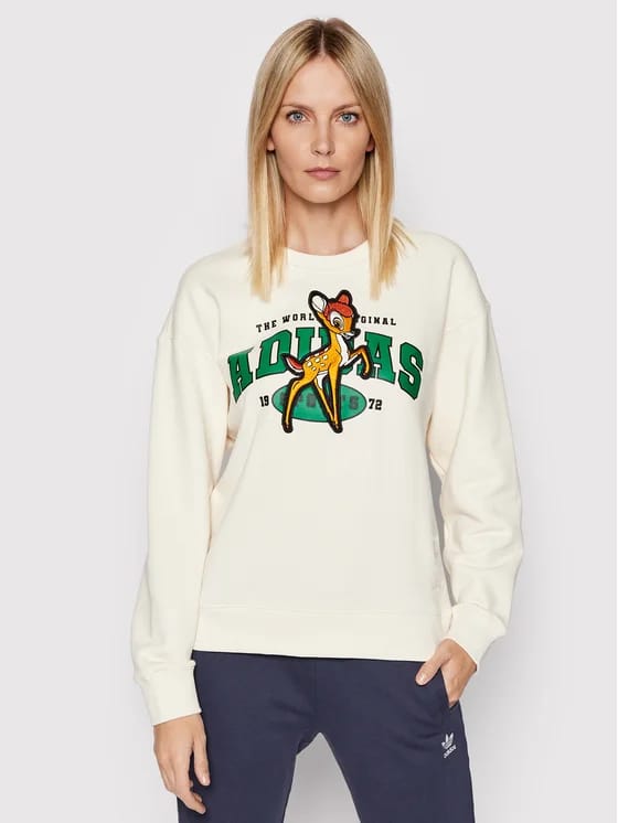 ADIDAS Bluză Disney Bambi Graphic HD2754 Bej