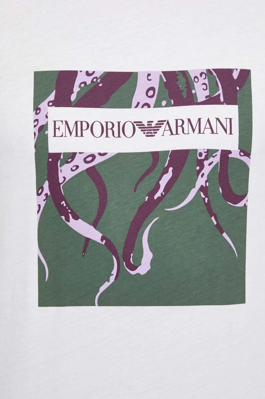 EMPORIO ARMANI Tricou 211818 4R469 Alb