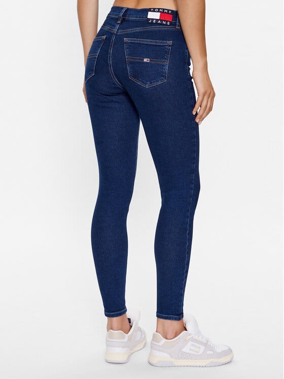 TOMMY JEANS Blugi Nora DW0DW16008 Bleumarin