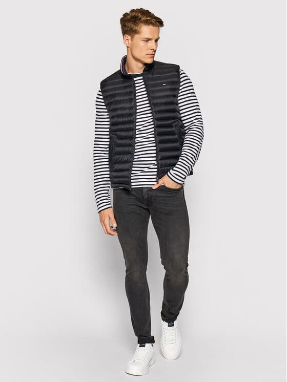 TOMMY HILFIGER Vestă Core MW0MW12719 Negru