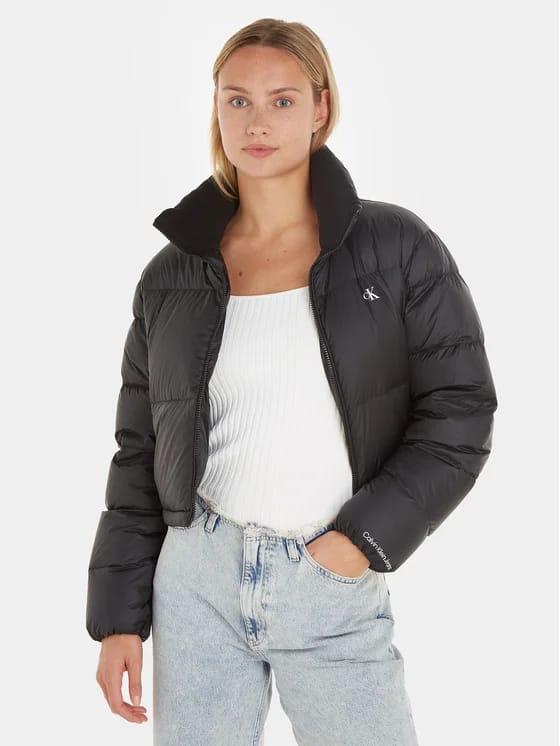 CALVIN KLEIN JEANS Geacă din puf J20J221649 Negru