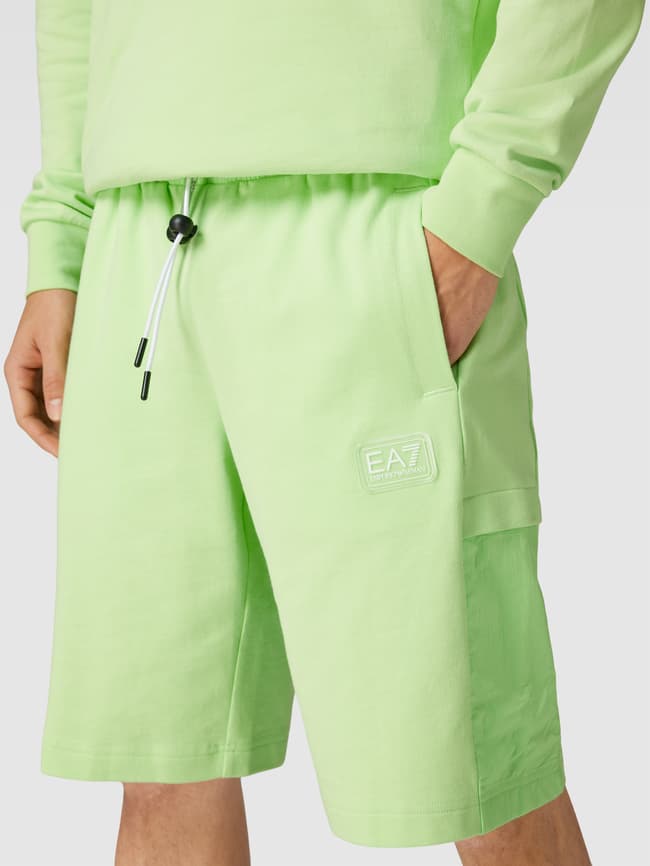 EA7 Pantaloni Scurți Bărbătești 3RPS58 PJ05Z 1805 - Verde