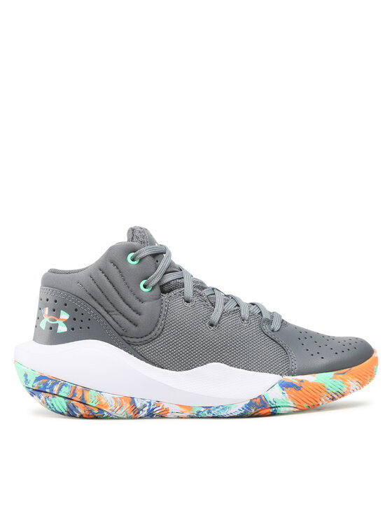 UNDER ARMOUR Gs Jet'21 Basketball Shoes 3024794-111 Gri