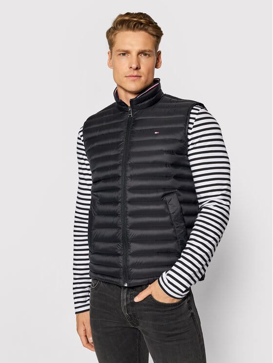 TOMMY HILFIGER Vestă Core MW0MW12719 Negru