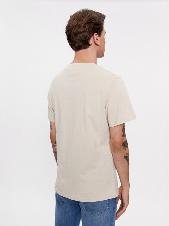 TOMMY JEANS Tricou Essential Flag - Bej