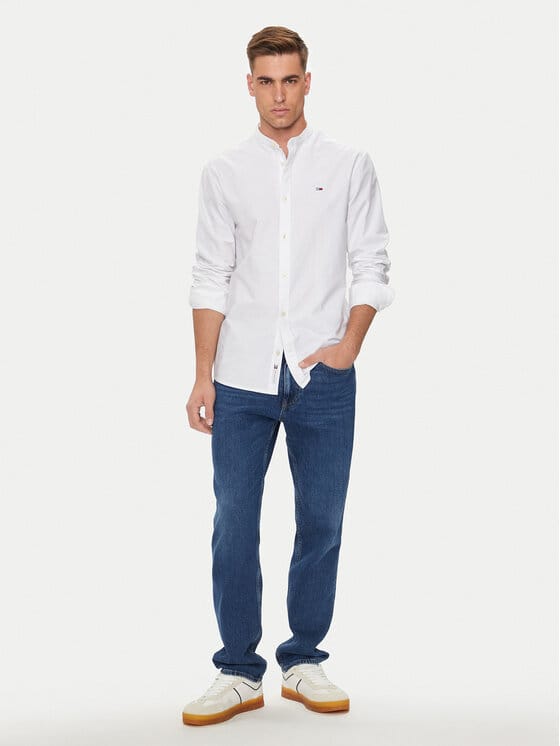 TOMMY JEANS Cămașă DM0DM19523 Alb