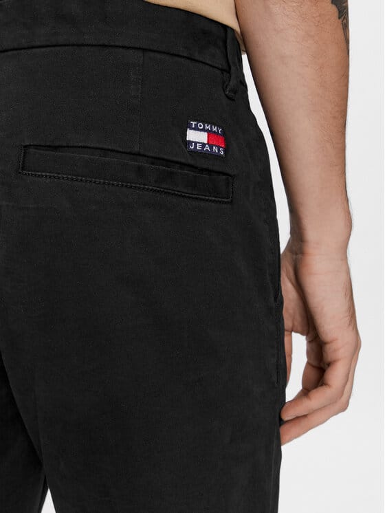 TOMMY JEANS Pantaloni Casual Chino DM0DM18339 Negru