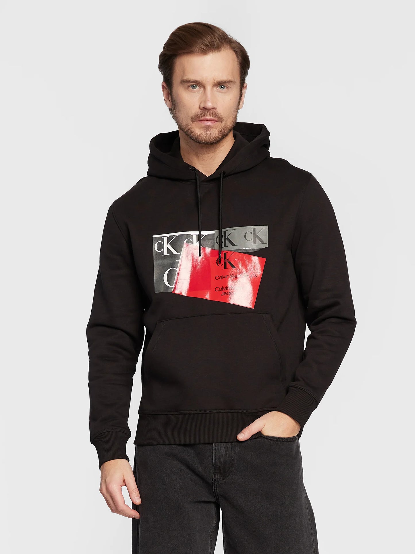CALVIN KLEIN JEANS Hanorac J30J322674 BEH Negru