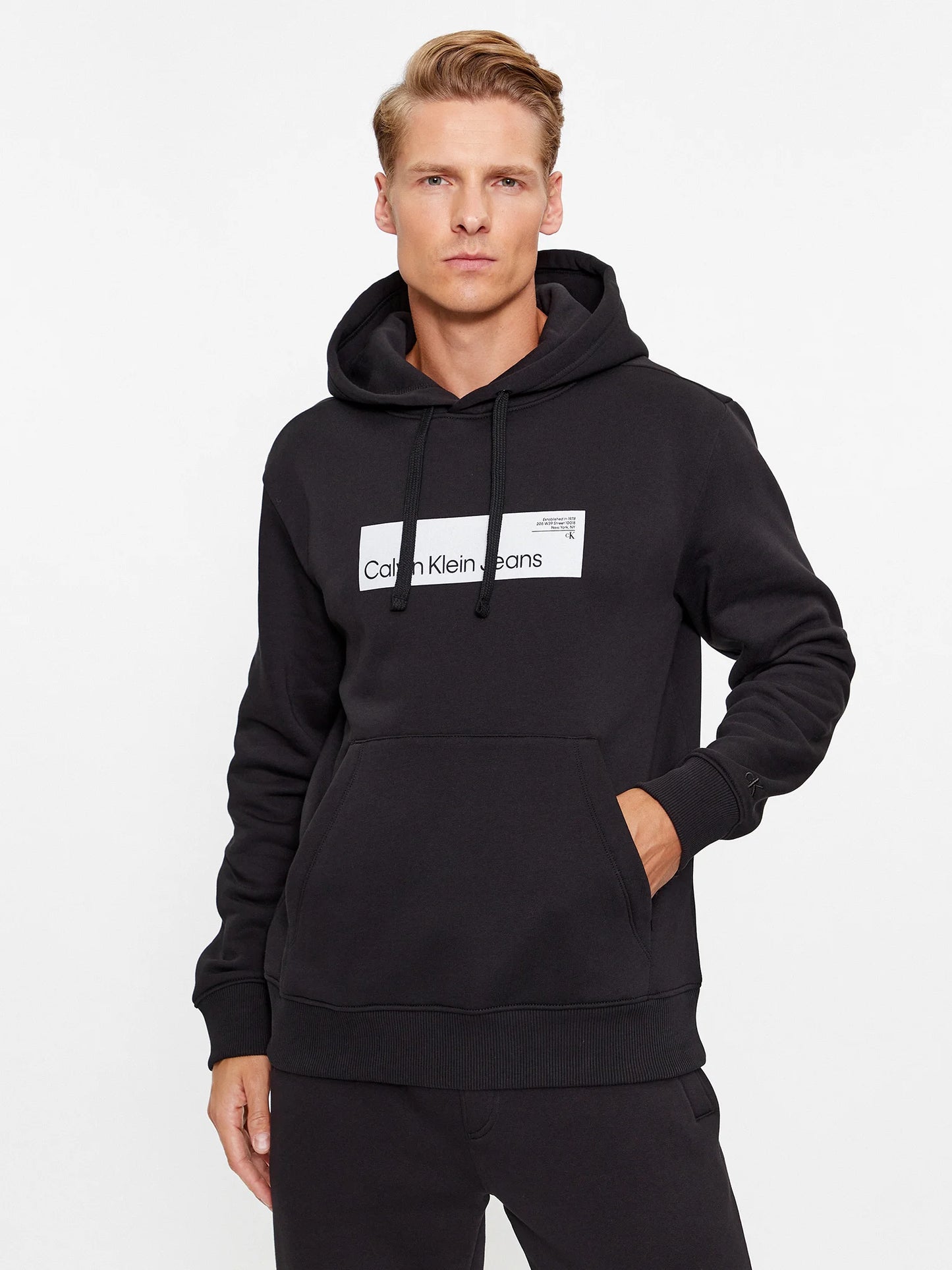 CALVIN KLEIN JEANS Hanorac J30J324106 BEH Negru