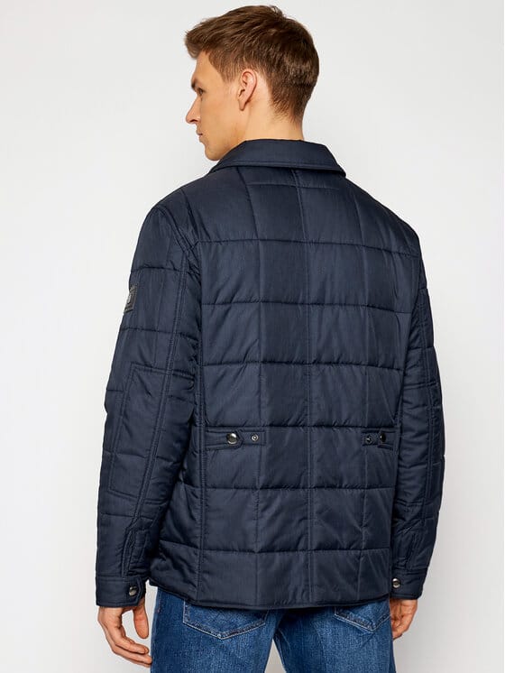 TOMMY HILFIGER Jachetă Quilted Airfield MW0MW14880 DW5 Albastru închis