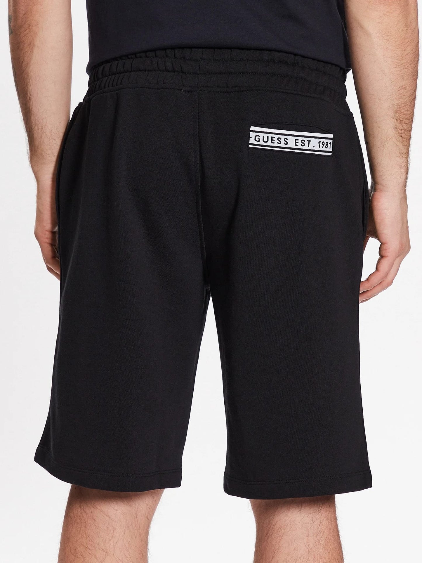 GUESS Pantaloni Scurți Bărbătești M3GD11KBK32 Negru