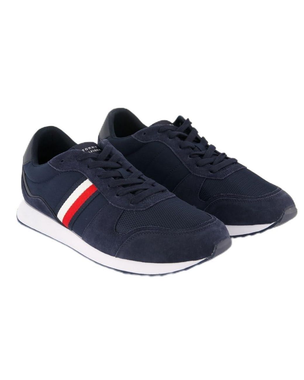 TOMMY HILFIGER Sneakers Evo Mix Ess FM0FM04886 Bleumarin
