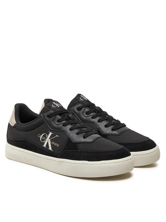 CALVIN KLEIN JEANS Sneakers Classic Cupsole Low Mix Mtl YM0YM01033 Negru