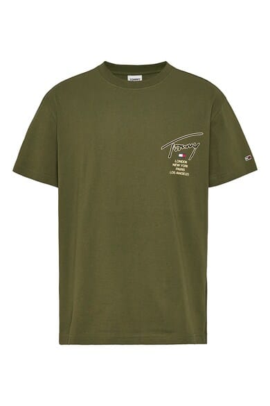 TOMMY JEANS Tricou DM0DM17729 MR1 Verde