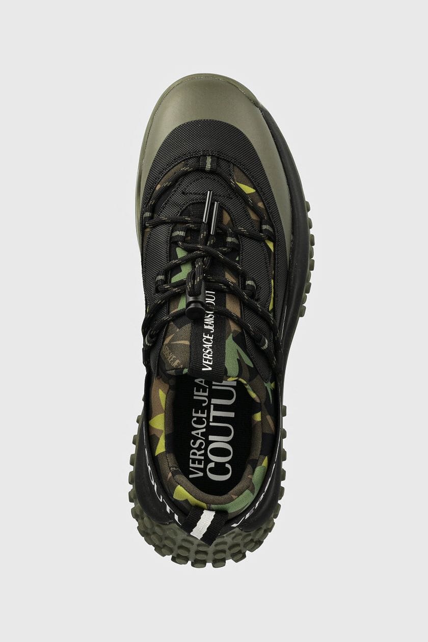 VERSACE JEANS COUTURE Sneakers 77YA3SN2 ZS919 QG6 Negru-Verde