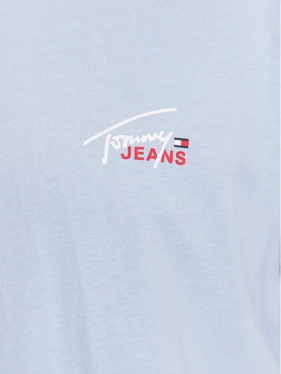 TOMMY JEANS Tricou Small Flag DM0DM17714 C1X Albastru
