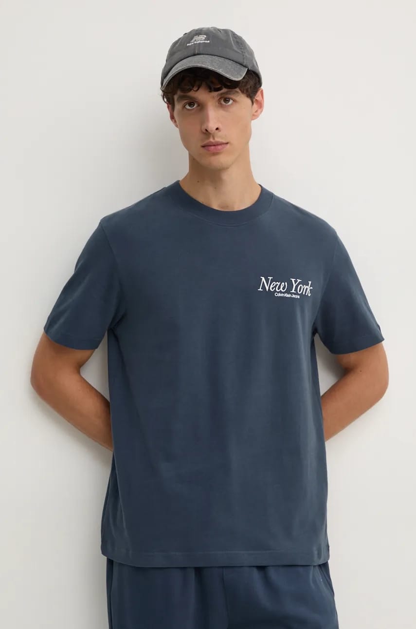 CALVIN KLEIN JEANS Tricou J30J326862 Night Blue