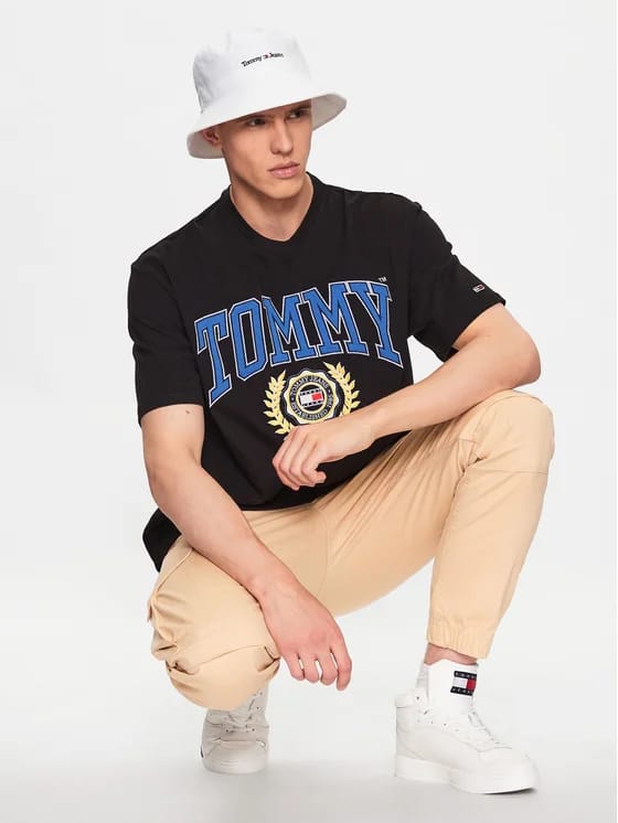 TOMMY JEANS Tricou DM0DM16832 Negru