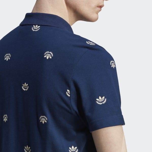 ADIDAS Tricou Polo IC5765 HTA Bleumarin