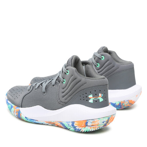 UNDER ARMOUR Gs Jet'21 Basketball Shoes 3024794-111 Gri