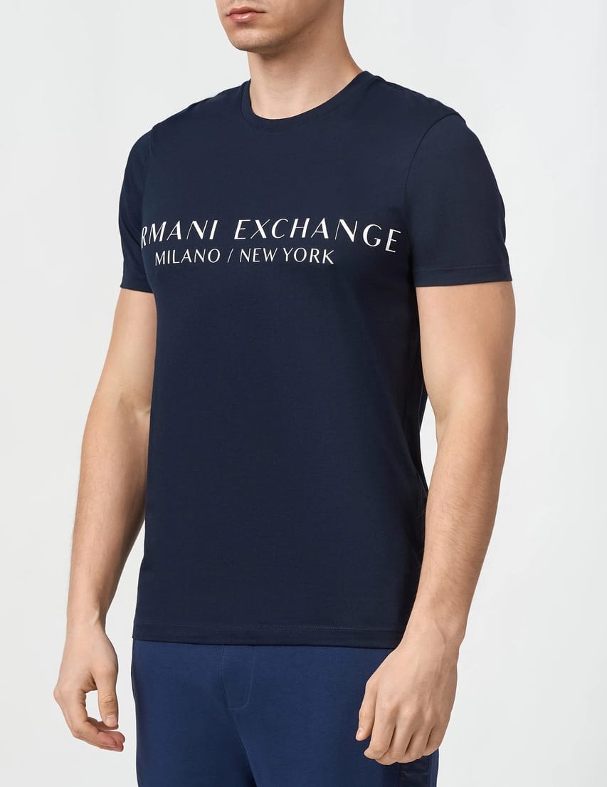 ARMANI EXCHANGE Tricou 8NZT72Z8H4Z 1510 Bleumarin