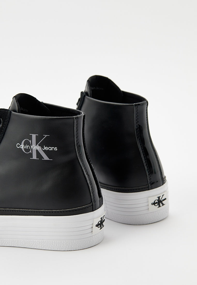 CALVIN KLEIN JEANS Sneakers Bold Vulc Flatf Mid Mix YW0YW01491 Negru