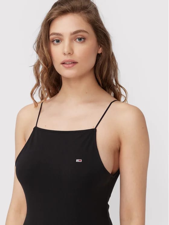 TOMMY JEANS Body DW0DW13497 BDS Negru
