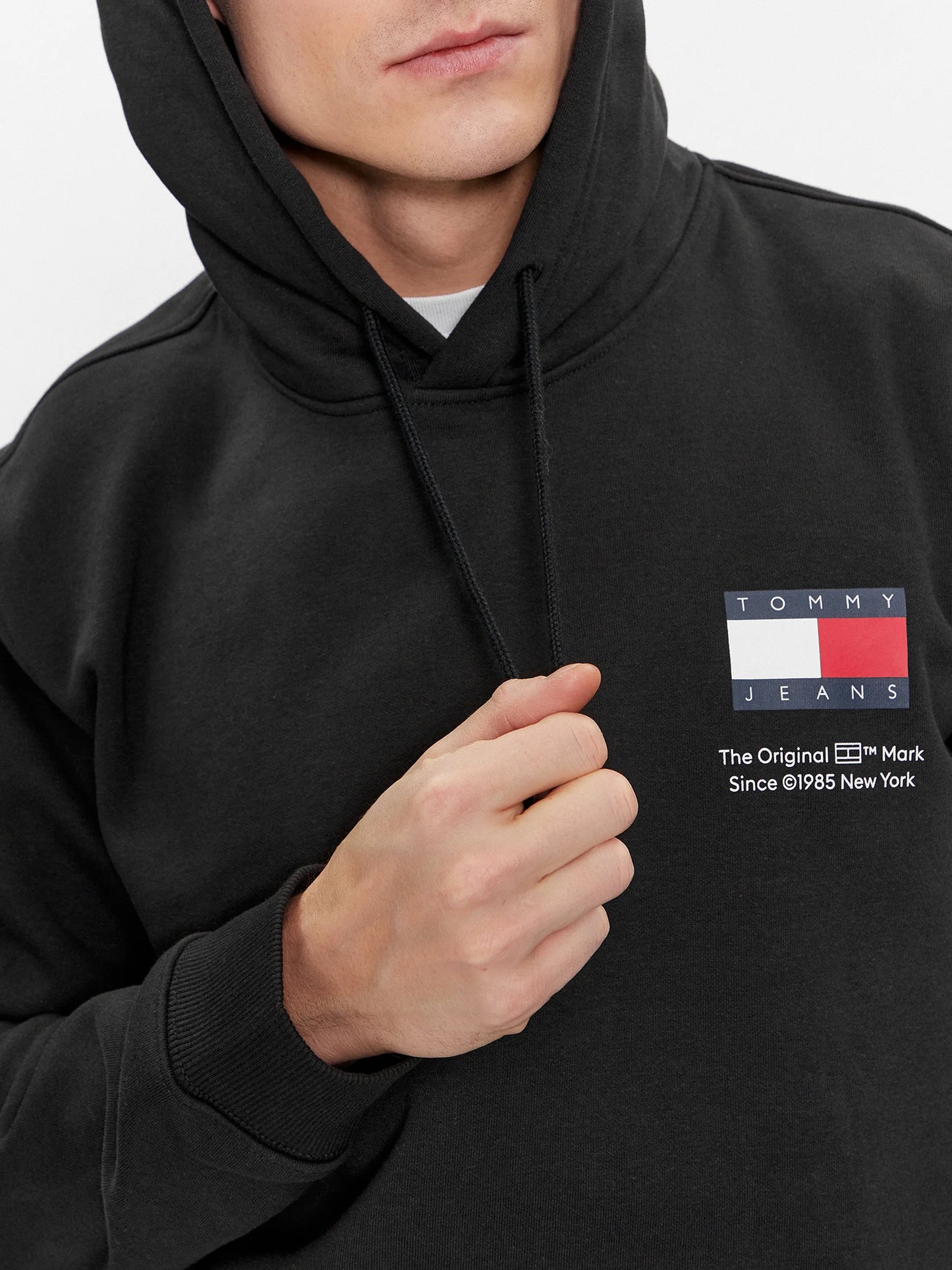 TOMMY JEANS Hanorac DMDM18418 BDS Negru