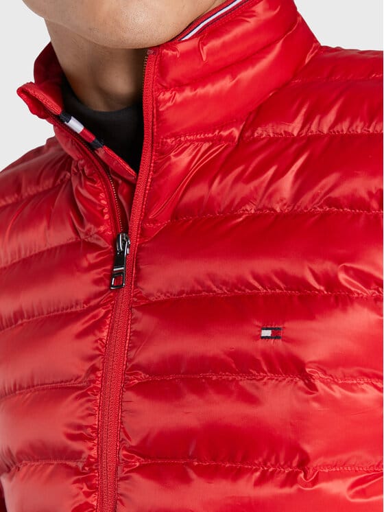 TOMMY HILFIGER Geacă din puf MW0MW18763 Roșu