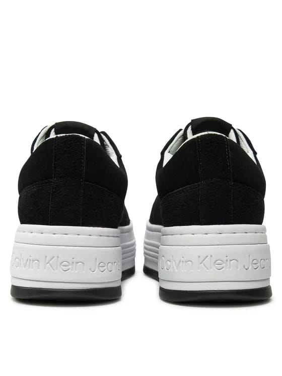 CALVIN KLEIN JEANS Sneakers Bold Platf Laceup Low Mg Suede YW0YW01575 Negru