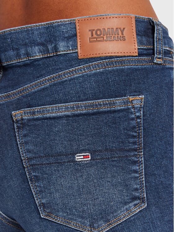 TOMMY JEANS Blugi Nora DW0DW14749 Albastru închis
