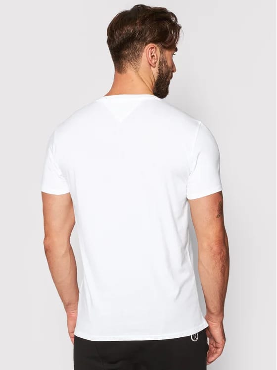 TOMMY JEANS Tricou DM0DM04410 Alb