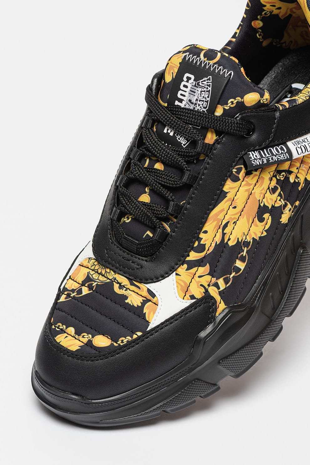 VERSACE JEANS COUTURE Sneakers 77YA3SC7 ZS879 G89 Negru