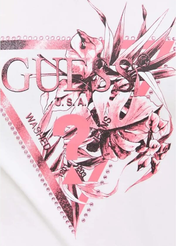 GUESS Bluză W3YI31J1314 Alb
