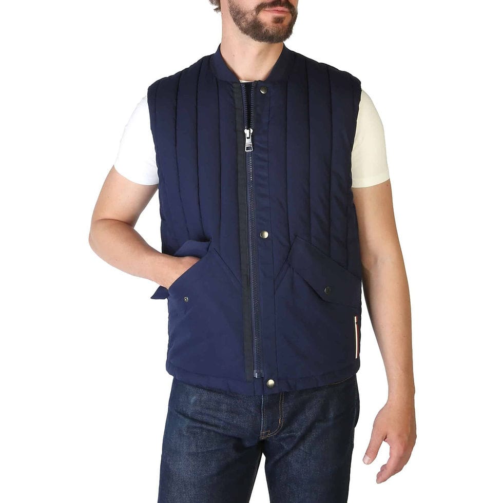 TOMMY HILFIGER Vestă MW0MW10531 Bleumarin