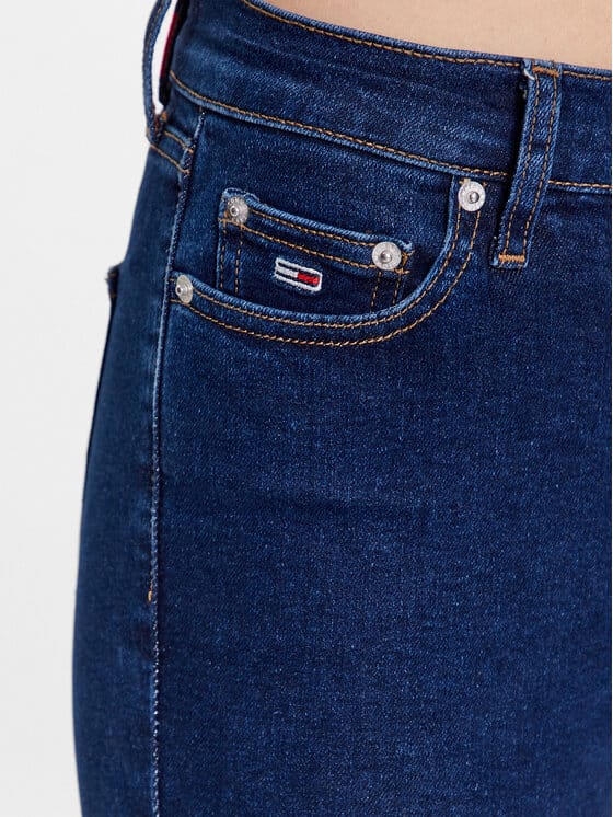 TOMMY JEANS Blugi Nora DW0DW16008 Bleumarin