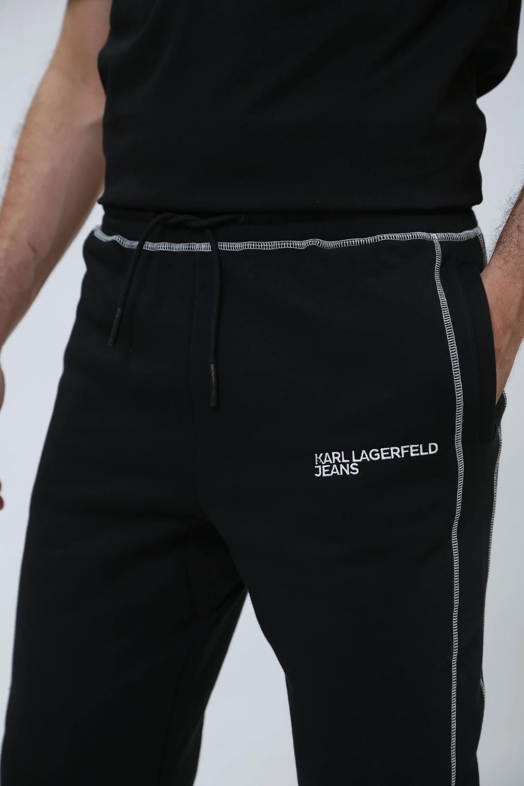 KARL LAGERFELD JEANS Pantaloni de trening 240D1004 Negru
