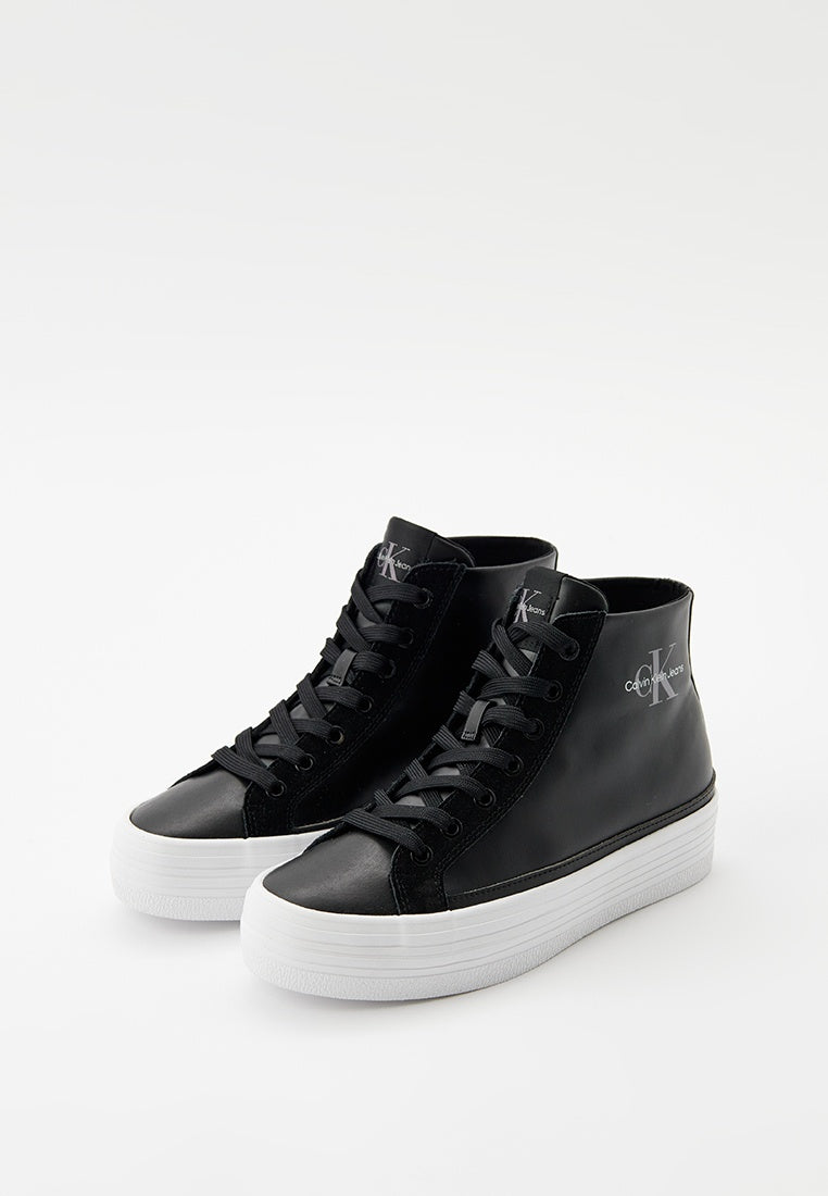 CALVIN KLEIN JEANS Sneakers Bold Vulc Flatf Mid Mix YW0YW01491 Negru