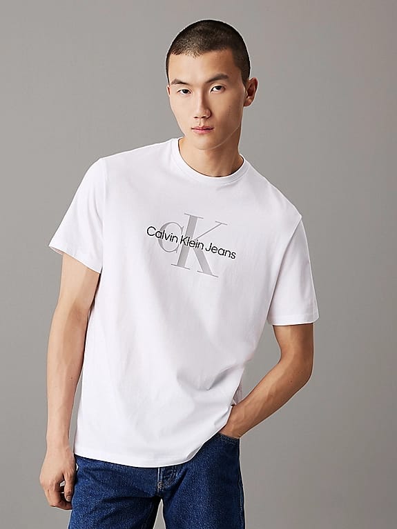 CALVIN KLEIN JEANS Tricou 00040EM286YAA Alb