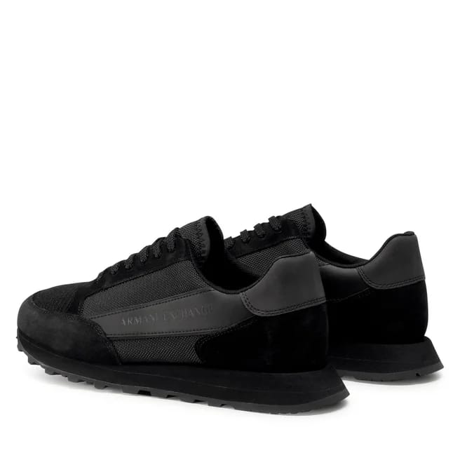 ARMANI EXCHANGE Sneakers cu adaos de piele - Negru