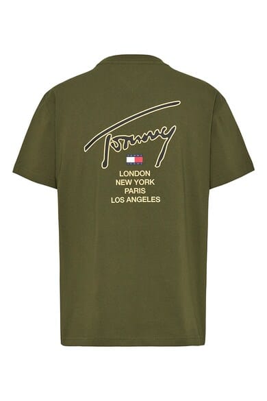 TOMMY JEANS Tricou DM0DM17729 MR1 Verde