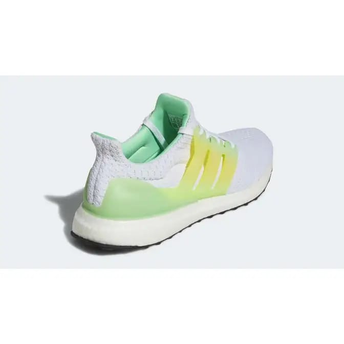 ADIDAS UltraBoost 5.0 DNA White Beam Green Running Shoes GV8730 Alb