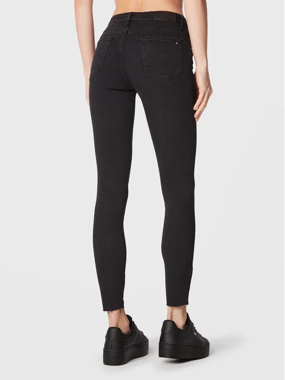 TOMMY HILFIGER Blugi Soft Como WW0WW36241 Negru