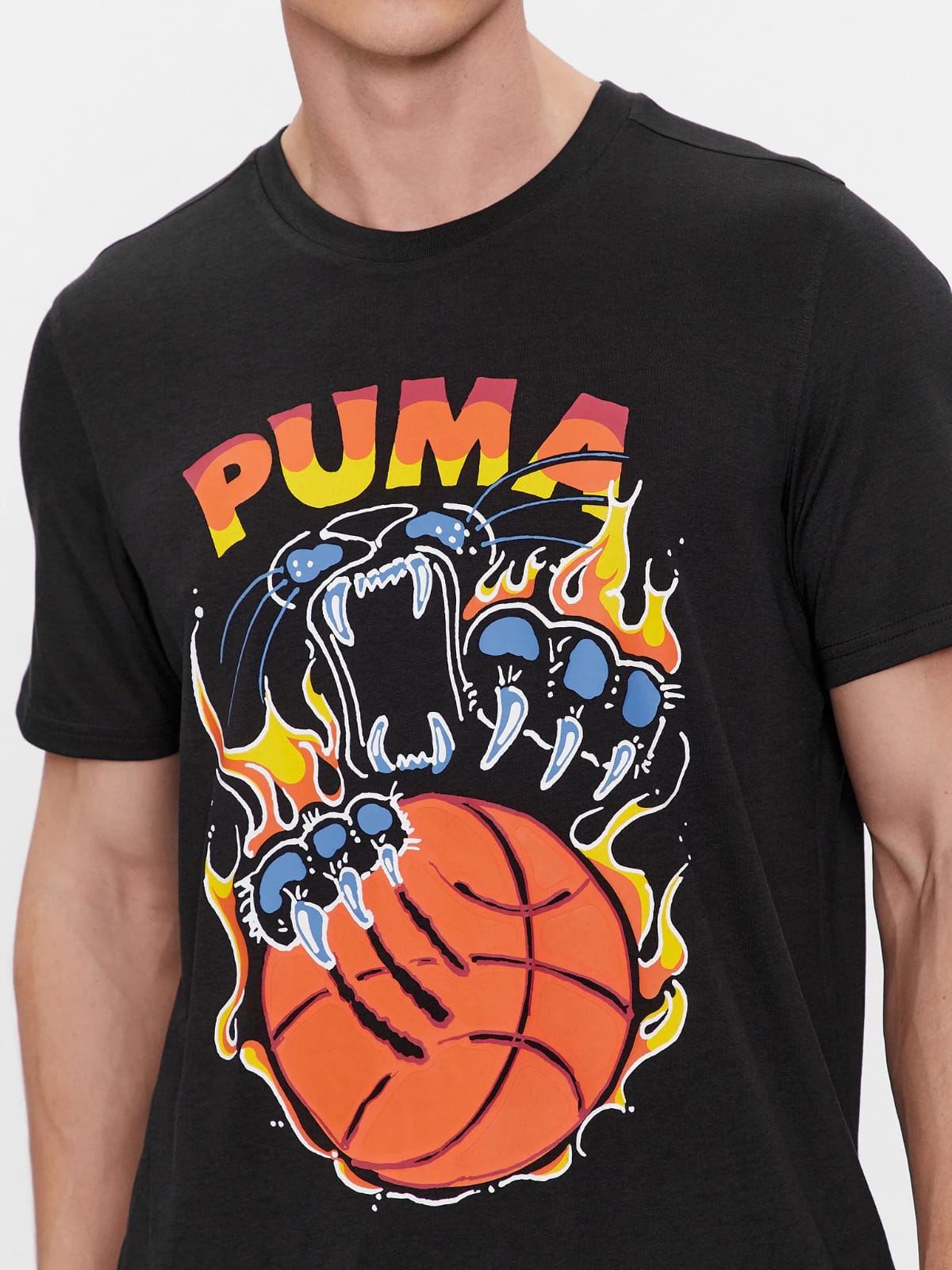 PUMA Tricou TSA 624825 Negru