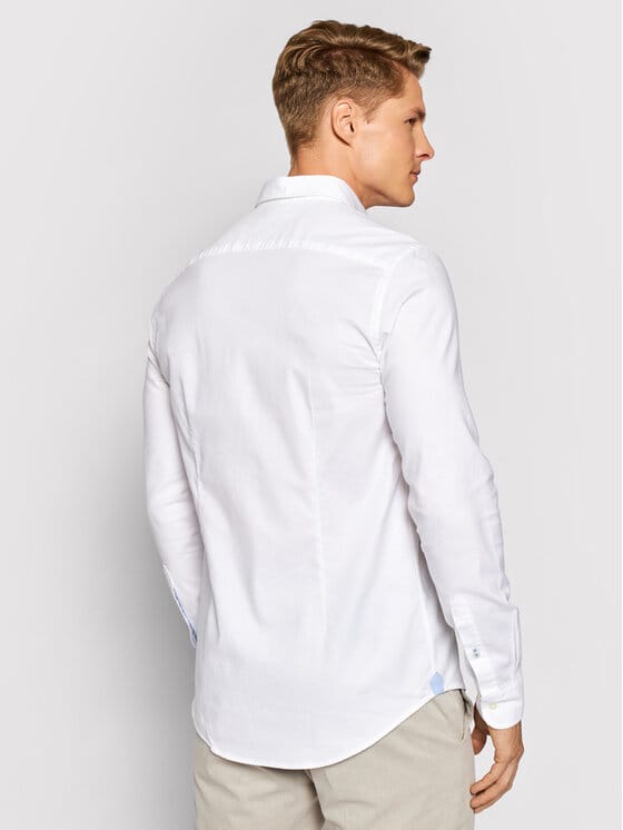 TOMMY JEANS Cămașă MW0MW03745 Alb