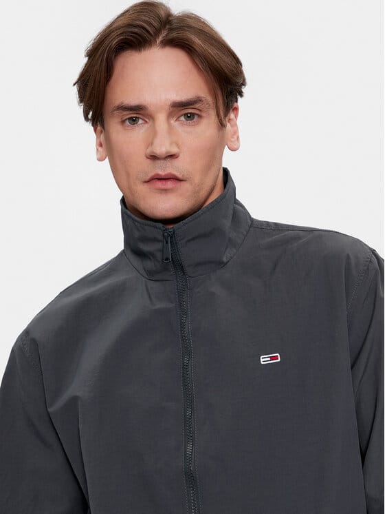 TOMMY JEANS Jachetă Essential DM0DM17982 Gri