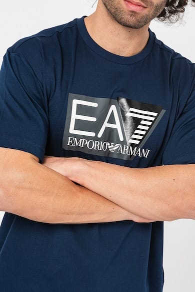EMPORIO ARMANI Tricou 3DPT09PJ02Z 1554 Bleumarin