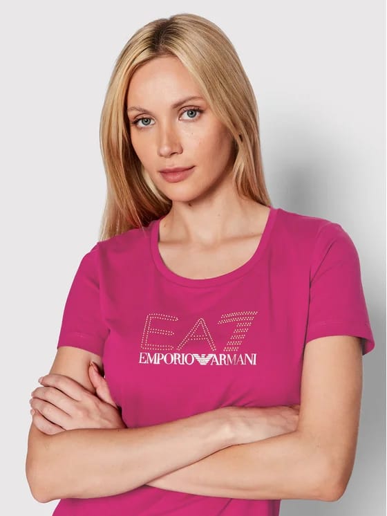 EMPORIO ARMANI Tricou 8NTT24 TJ2HZ 1443 Roz
