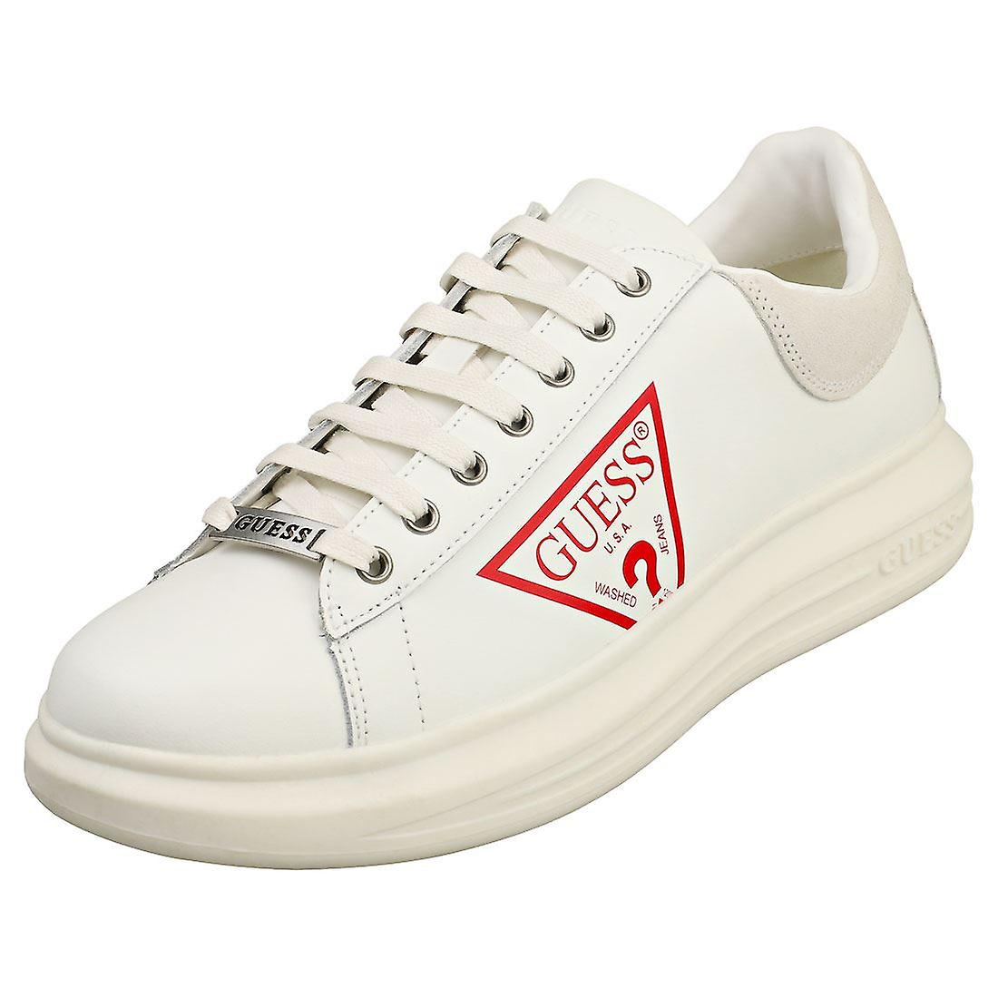 GUESS Mens Casual Trainers in White