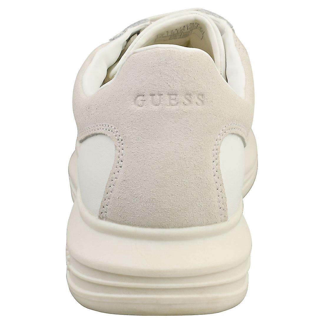 GUESS Mens Casual Trainers in White